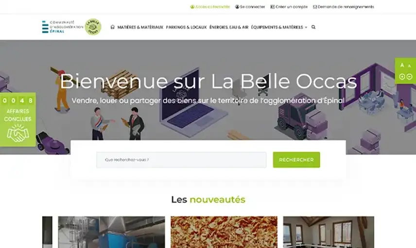 Nouveau Site Internet de La Belle Occas