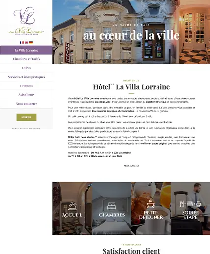 Hôtel ** La Villa Lorraine